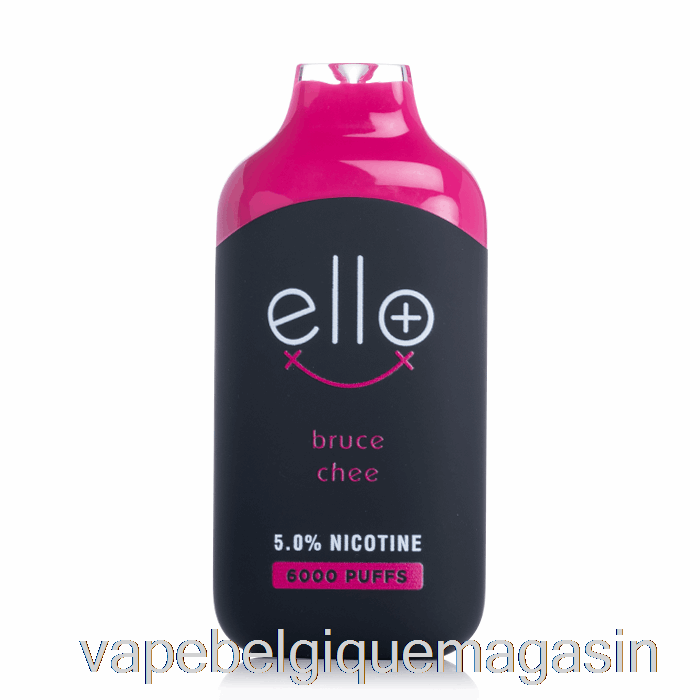 Vape Juice Blvk Ello Plus 6000 Glace Bruce Chee Jetable